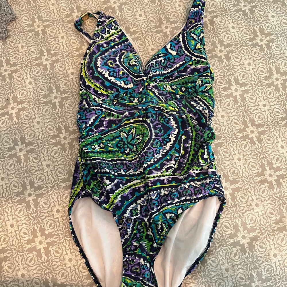 Lauren paisley print one piece swimsuit!